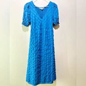 The Nines‎ by HATCH Maternity Dress Elbow Sleeve Blue size S